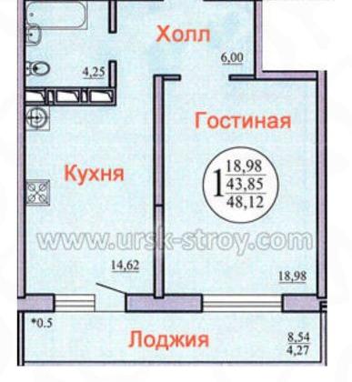 Купить 1-комнатную квартиру