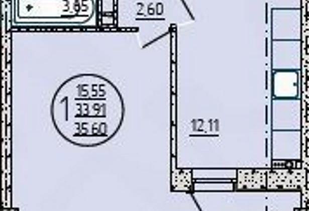 Купить 1-комнатную квартиру
