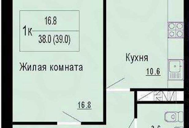 Купить 1-комнатную квартиру