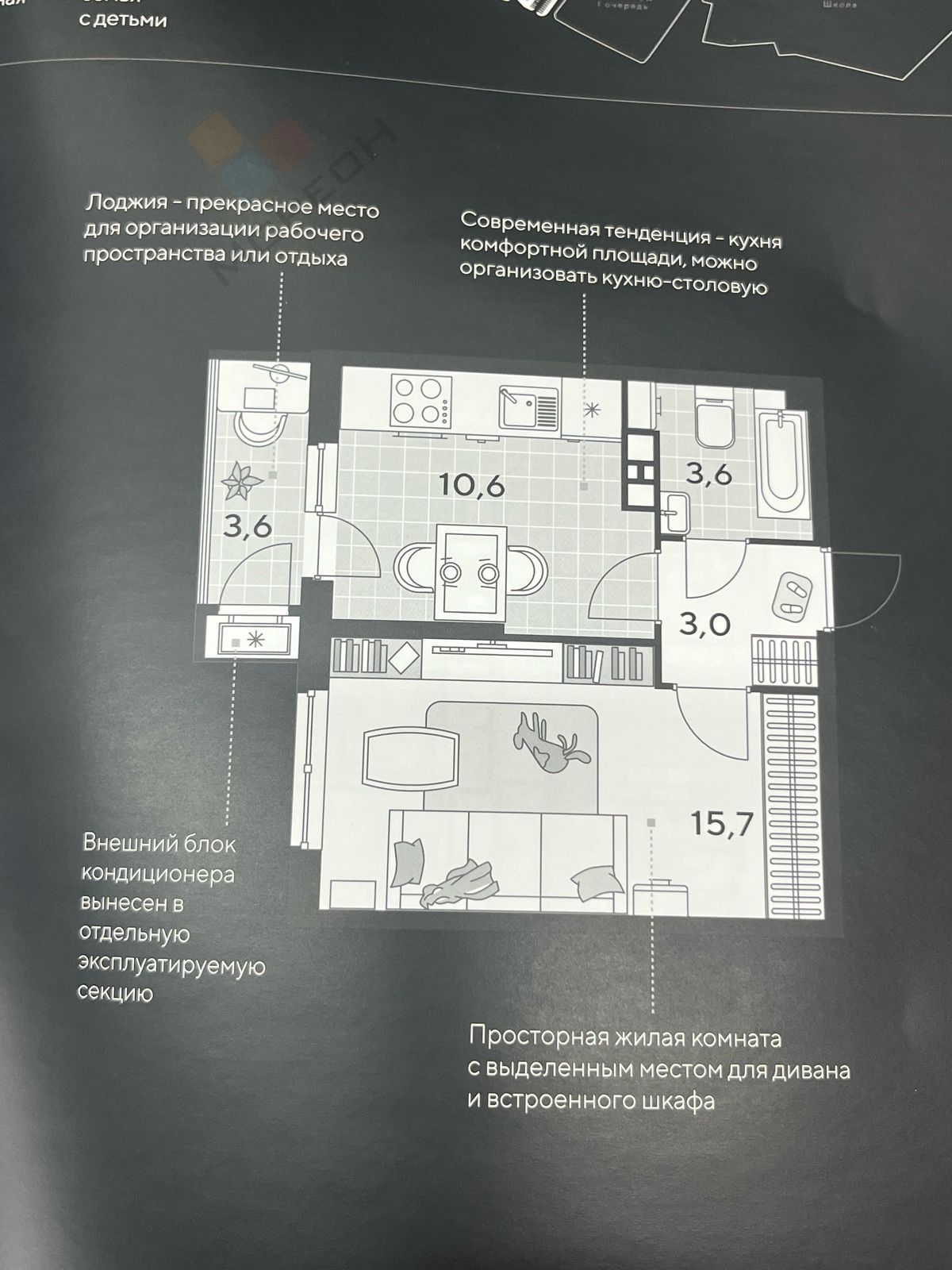 Купить 1-комнатную квартиру