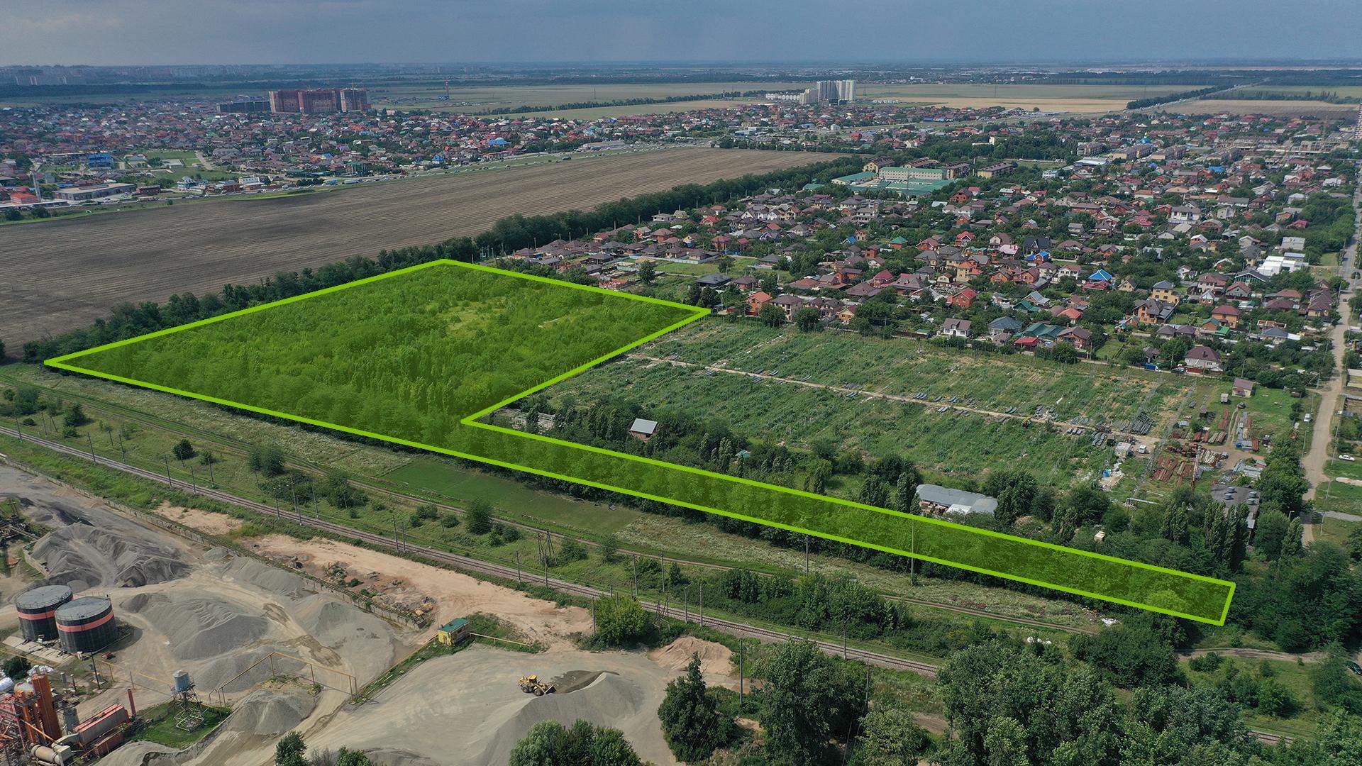 Снять  участок